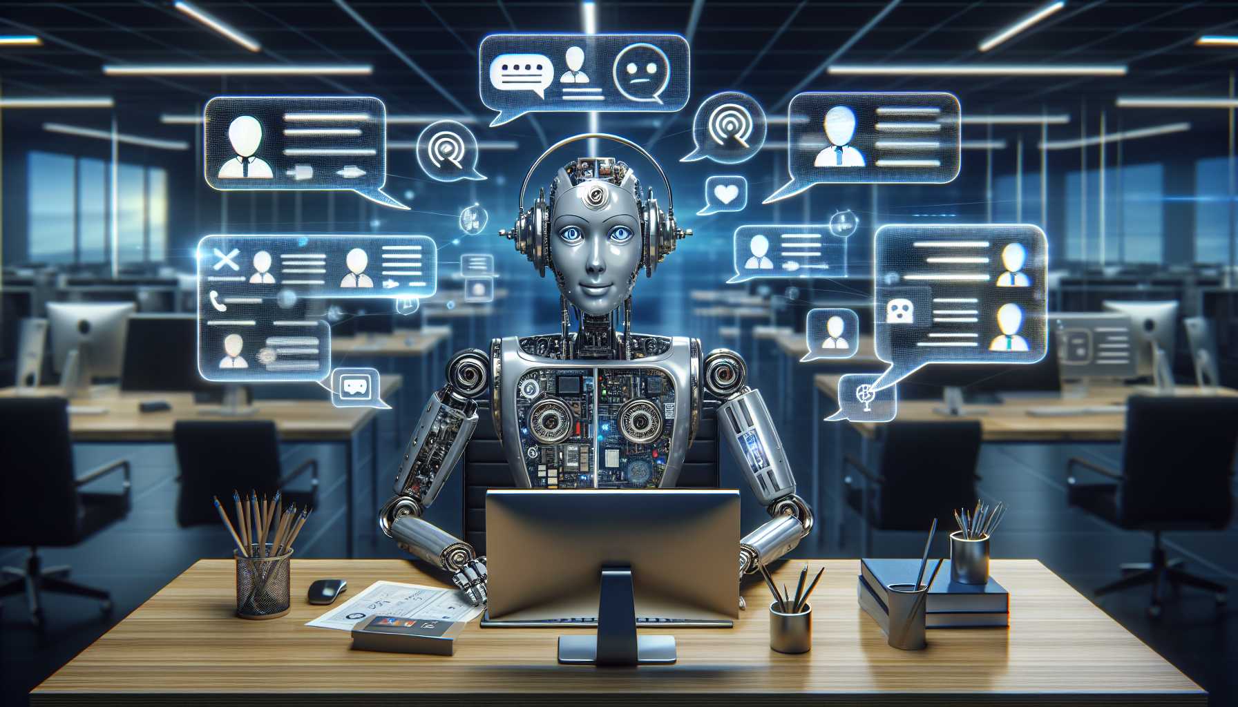 AI handling customer service tasks