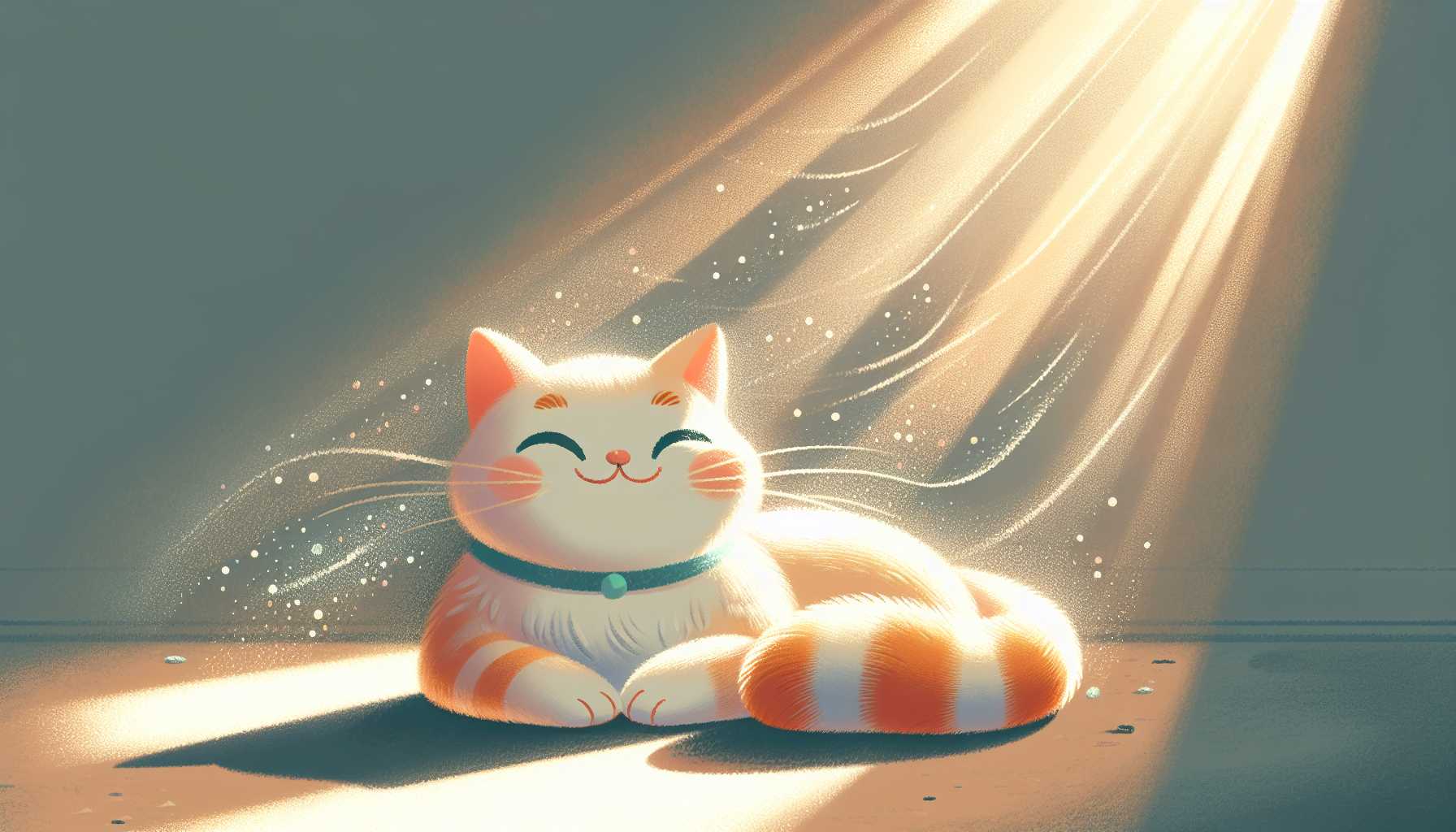 a happy cat