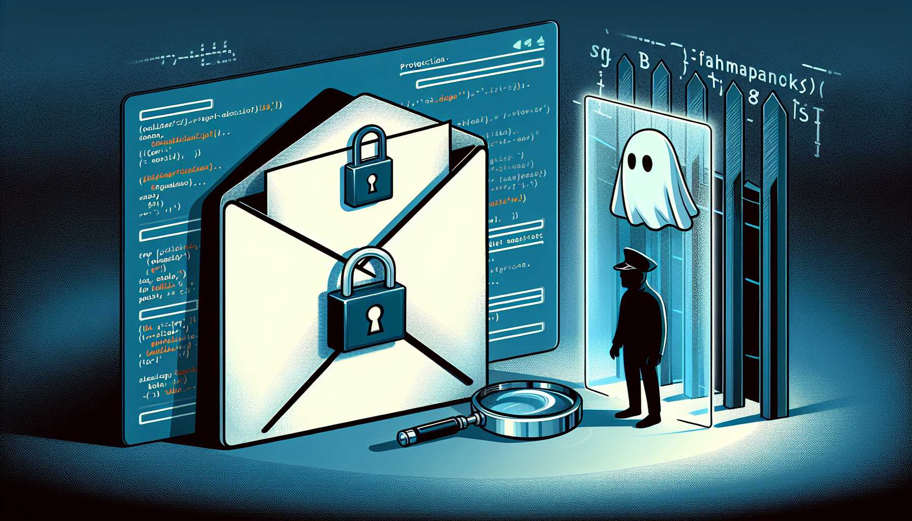 Proton email privacy concerns illustration