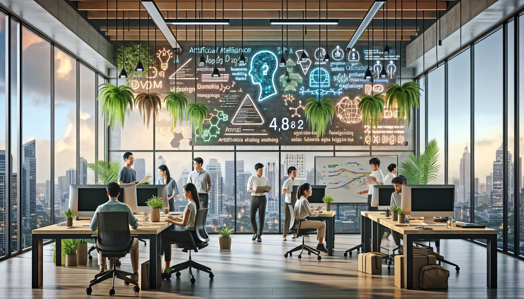 innovative artificial intelligence startup office in Southeast Asia