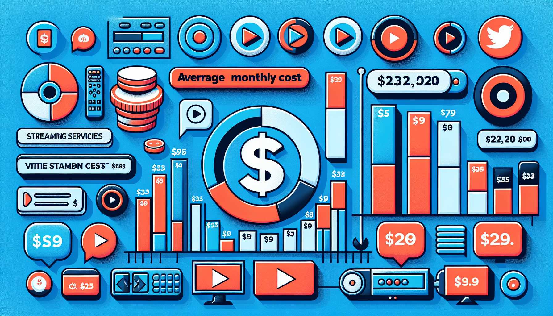 Average Monthly Subscription Costs for Streaming Video Services in the UK