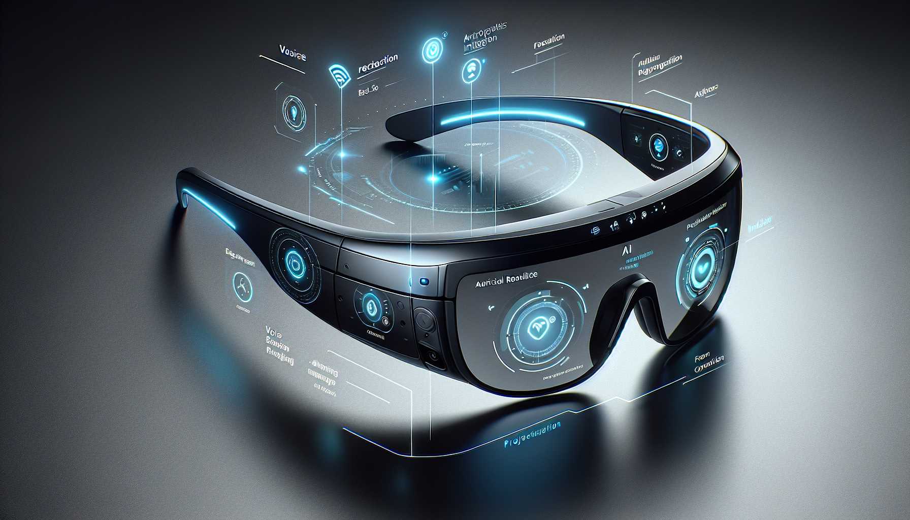 apple smart glasses concept design with AI features