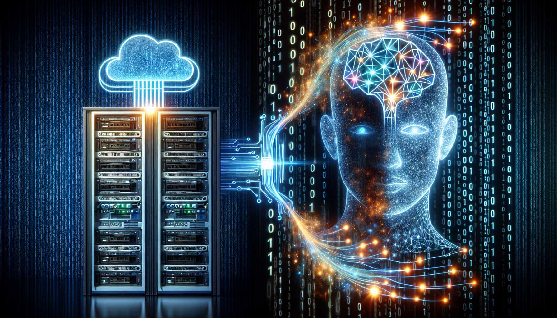 AI cloud computing data connection