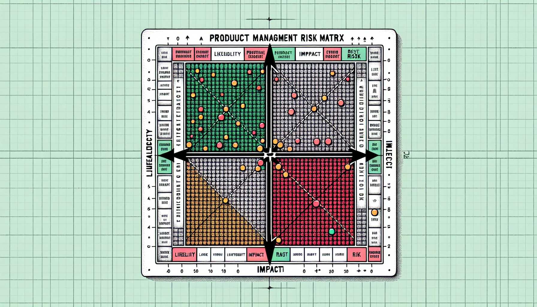 product management risk matrix chart