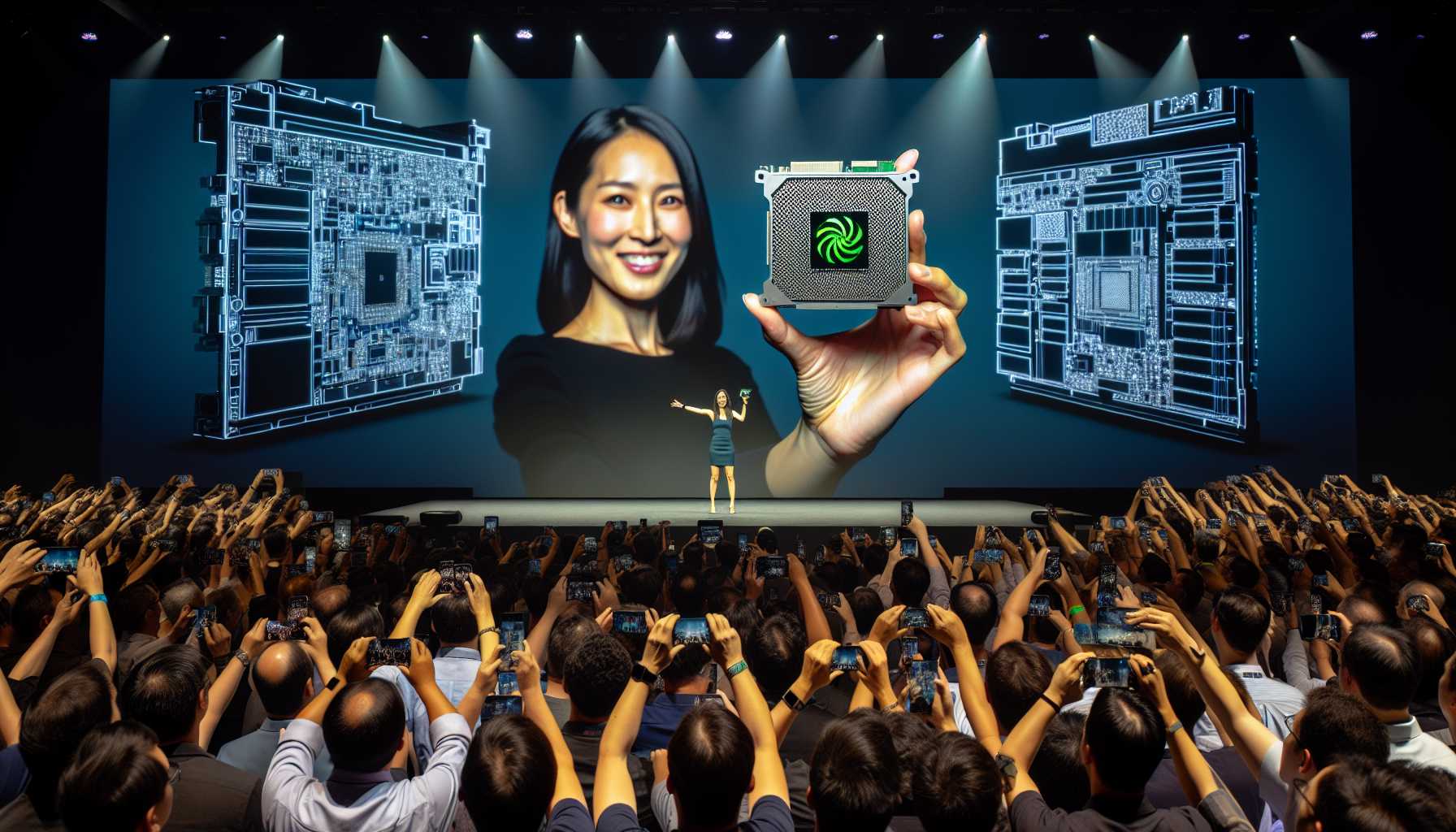 AMD MI300X AI GPU announcement event