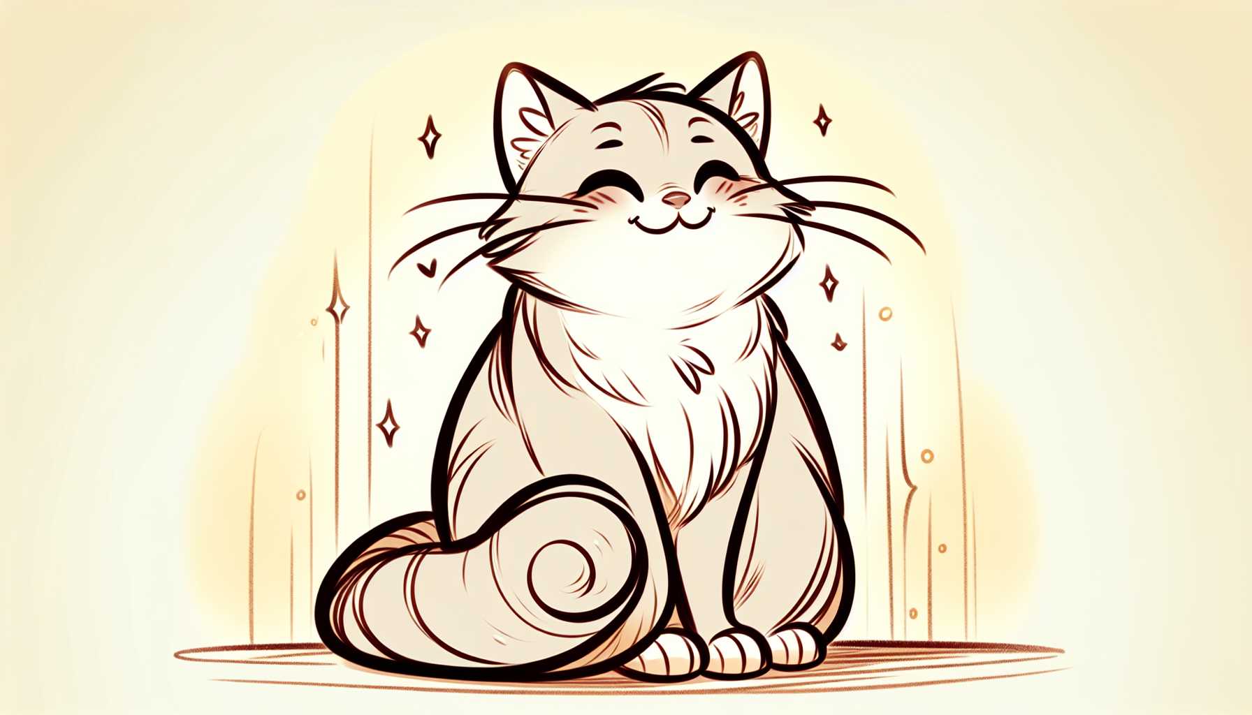 a happy cat