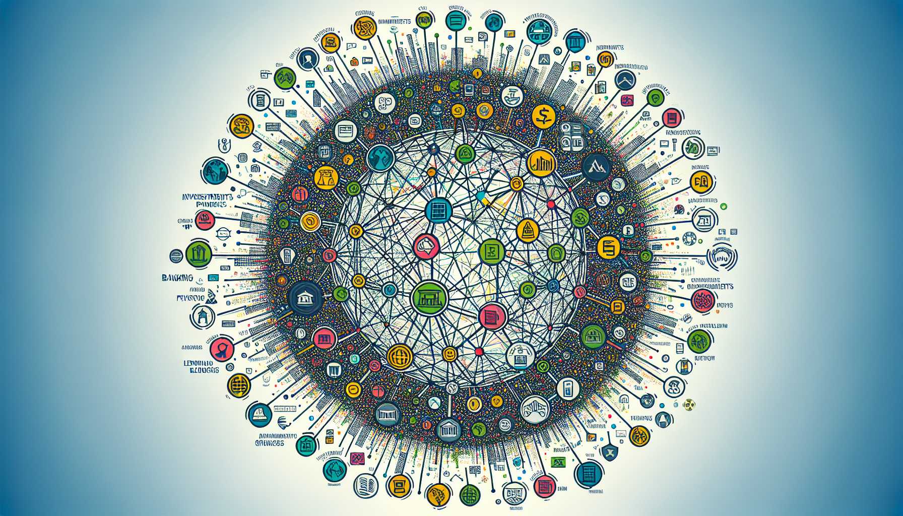 intricate web of fintech connections