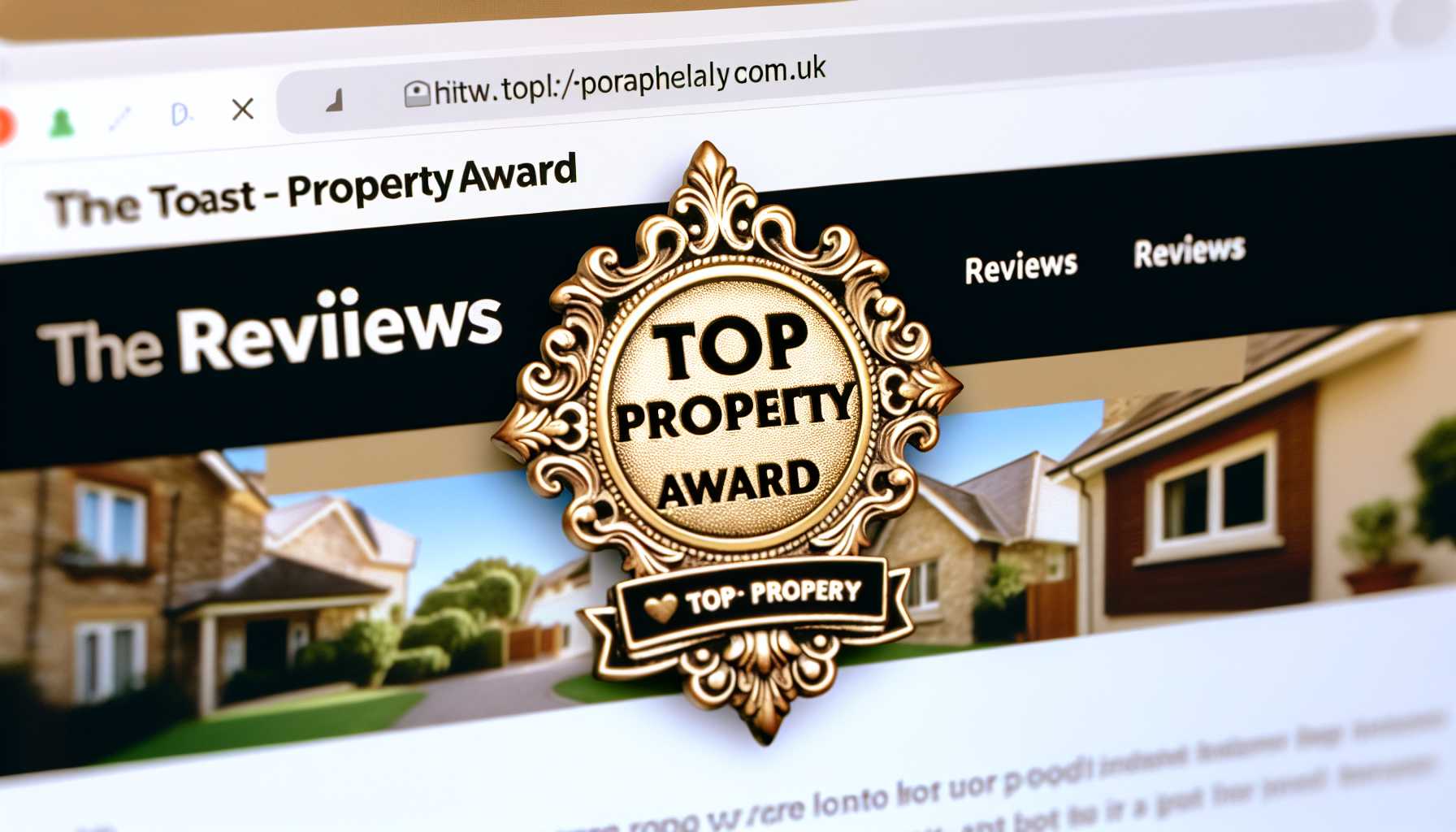 Airbnb’s top property badge on a review page