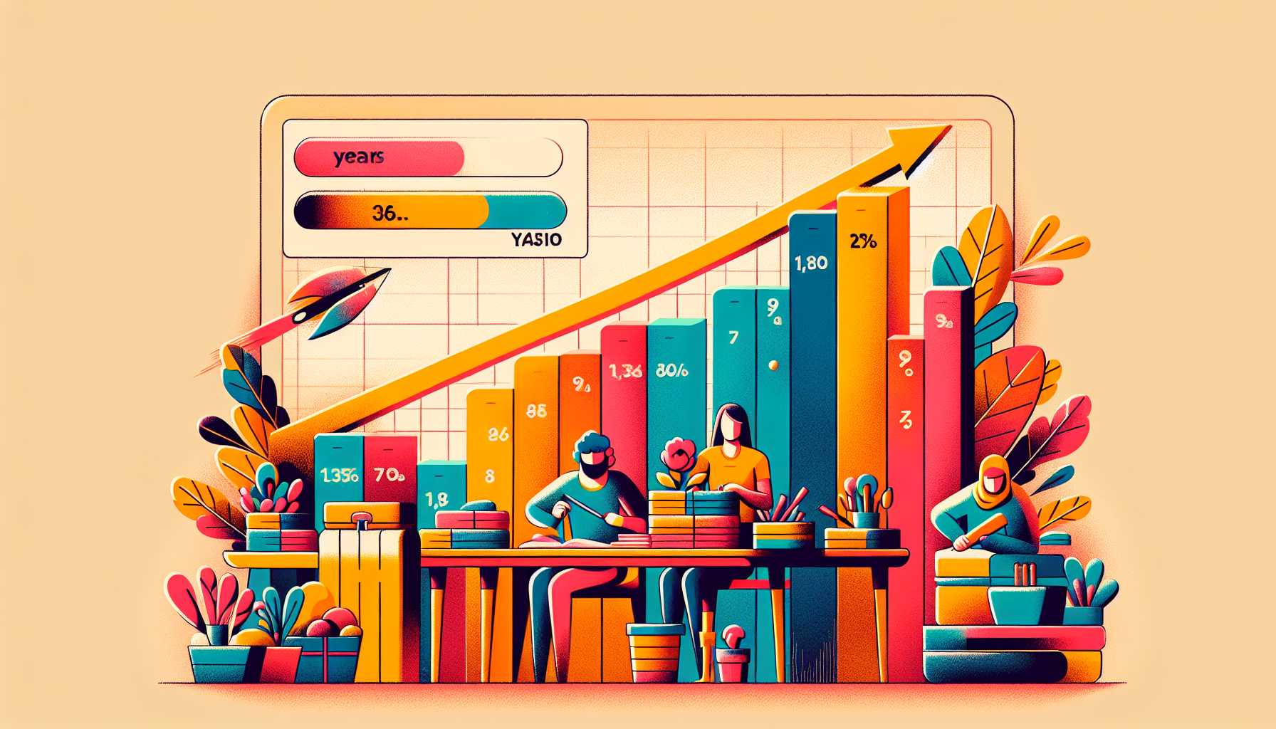 Graph showing the growth of digital platforms for learning arts and crafts in Italy