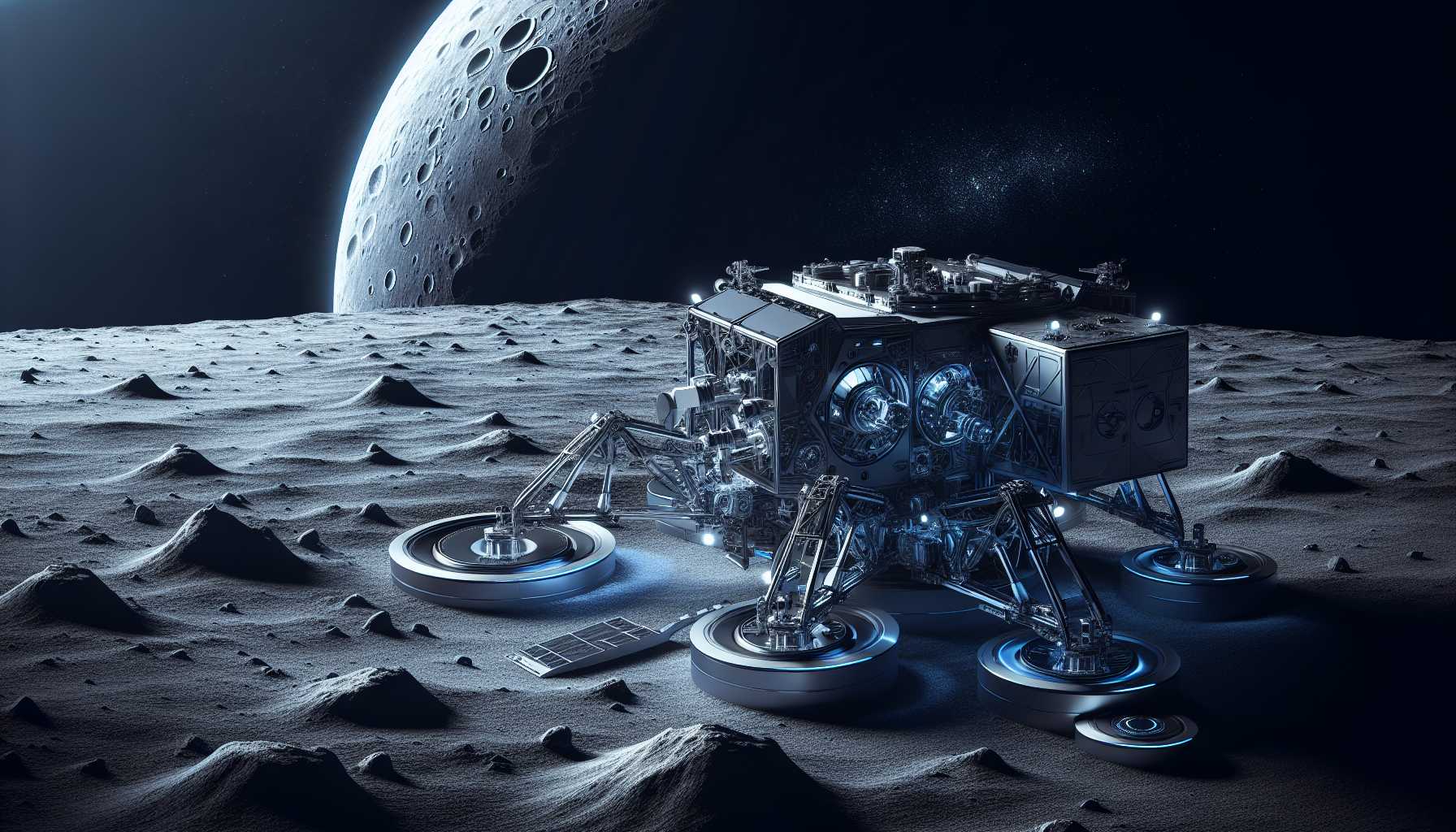 Blue Origin lunar lander concept art