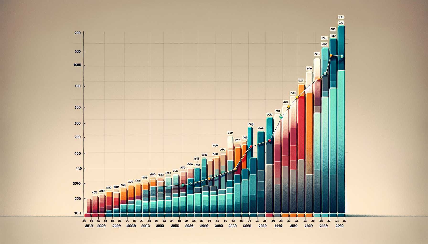 a graph showing the growth of online fitness coaching in Spain