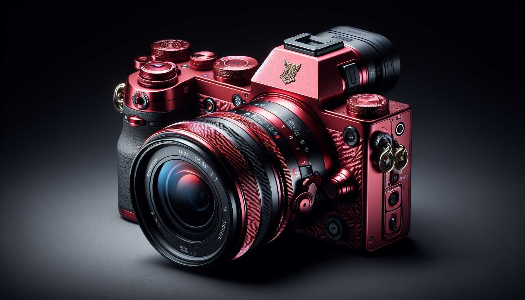 Nikon camera with RED Digital Cinema branding