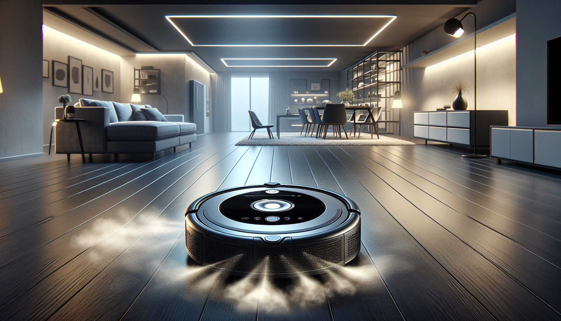 Roomba Combo j7+ robot vacuum cleaning a smart home