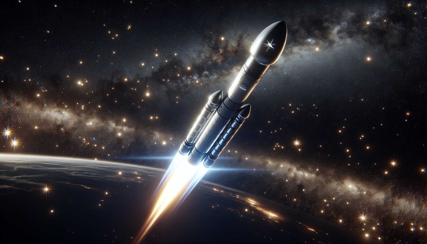 SpaceX rocket dominating the space industry