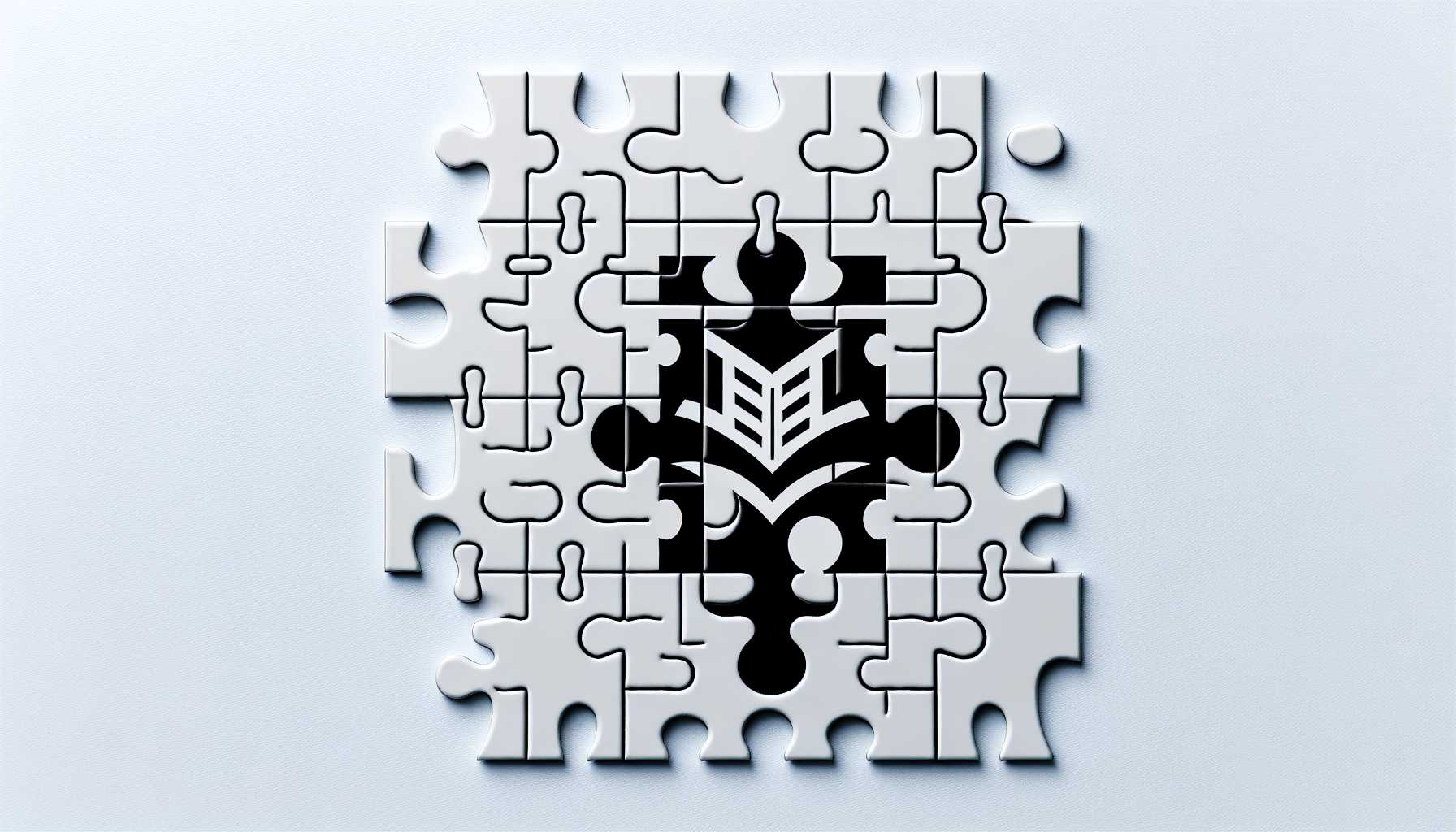 icons of various puzzle pieces fitting together with the New York Times logo