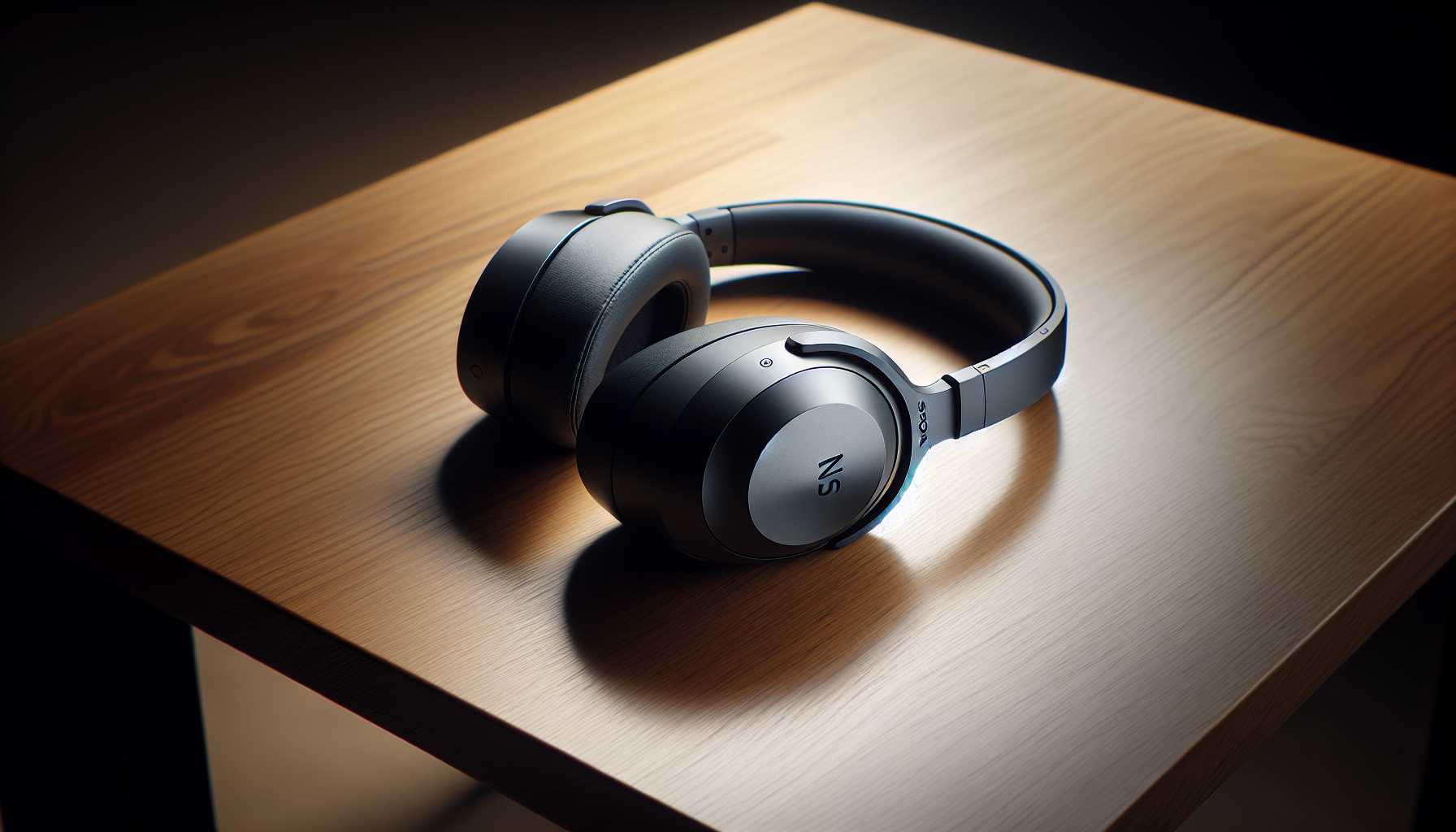 Sony WH-1000XM5 ANC headphones on a table