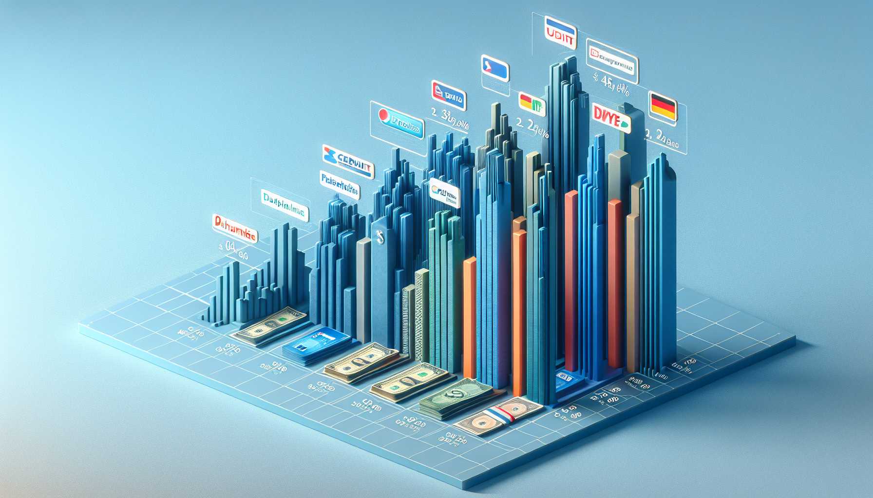 a graph showing that PayPal is the most popular online payment service in Germany