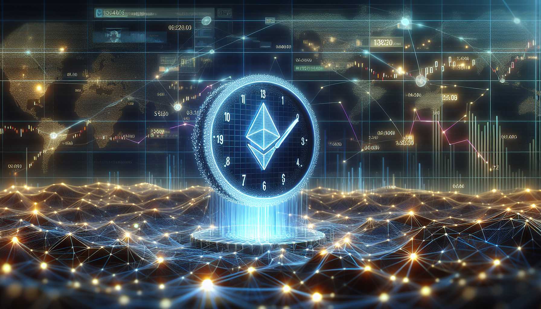 visual representation of Ethereum transaction speed acceleration