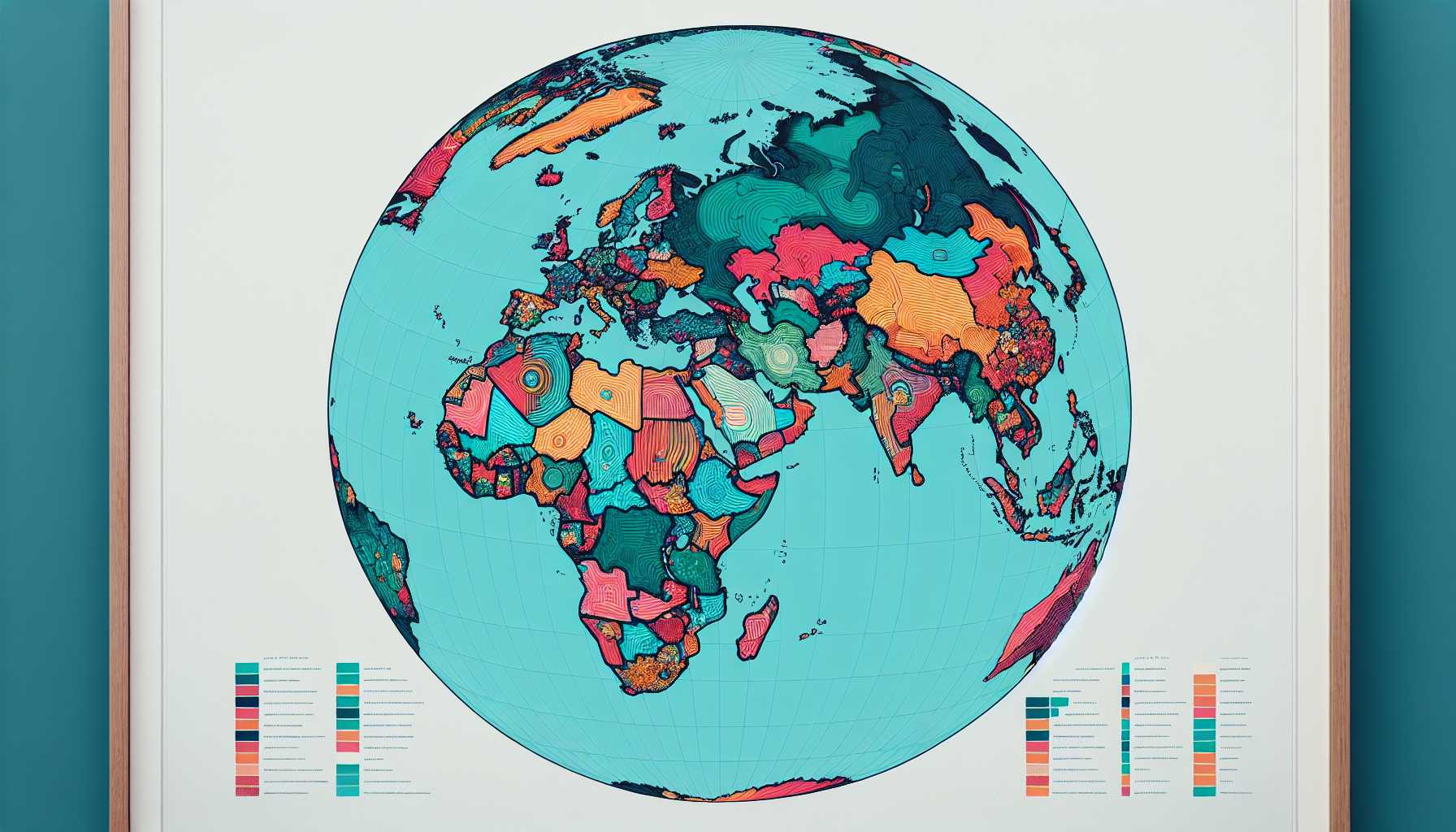 world map highlighting various countries with short workweeks