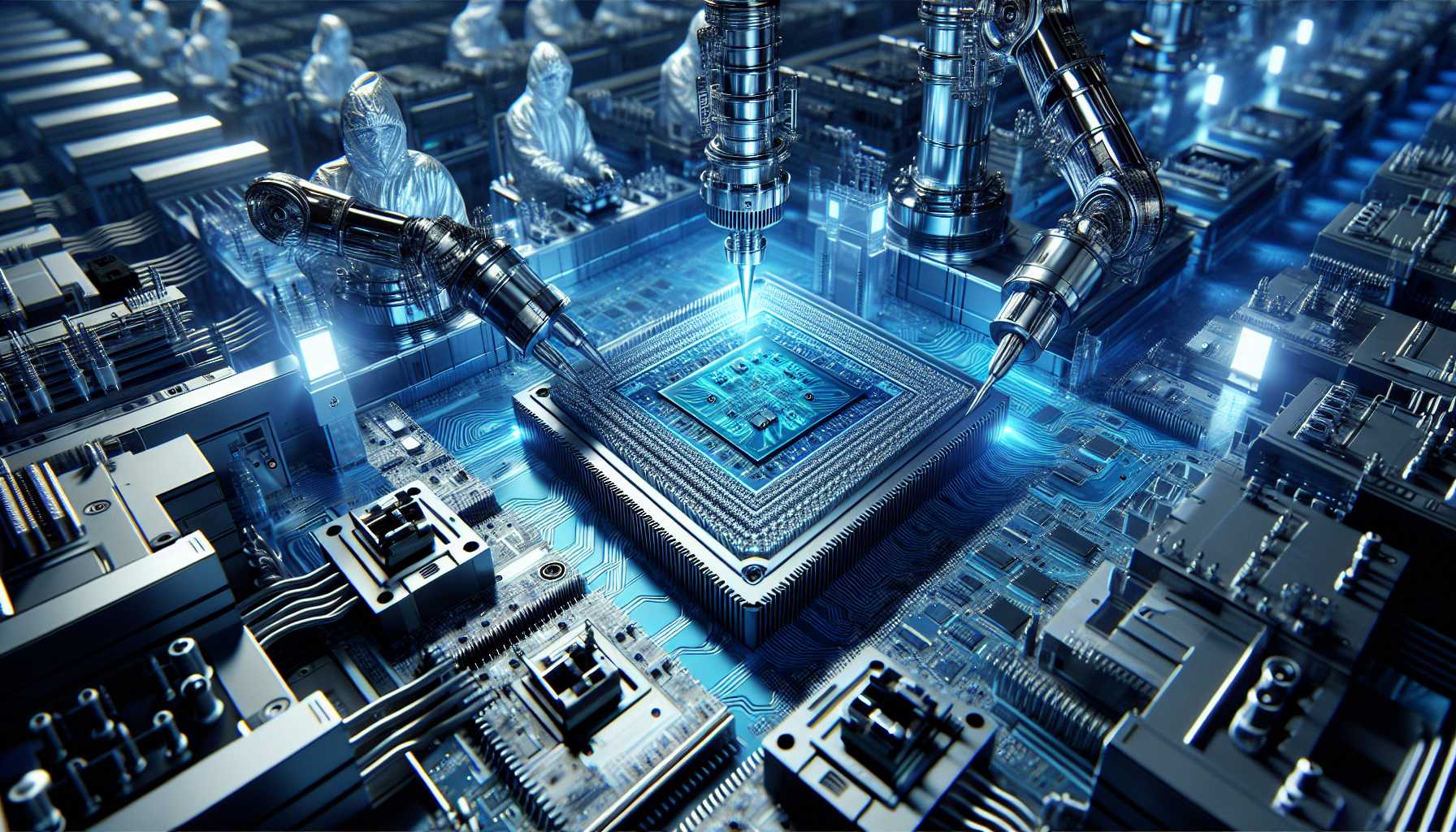 Advanced AI semiconductor chip manufacturing