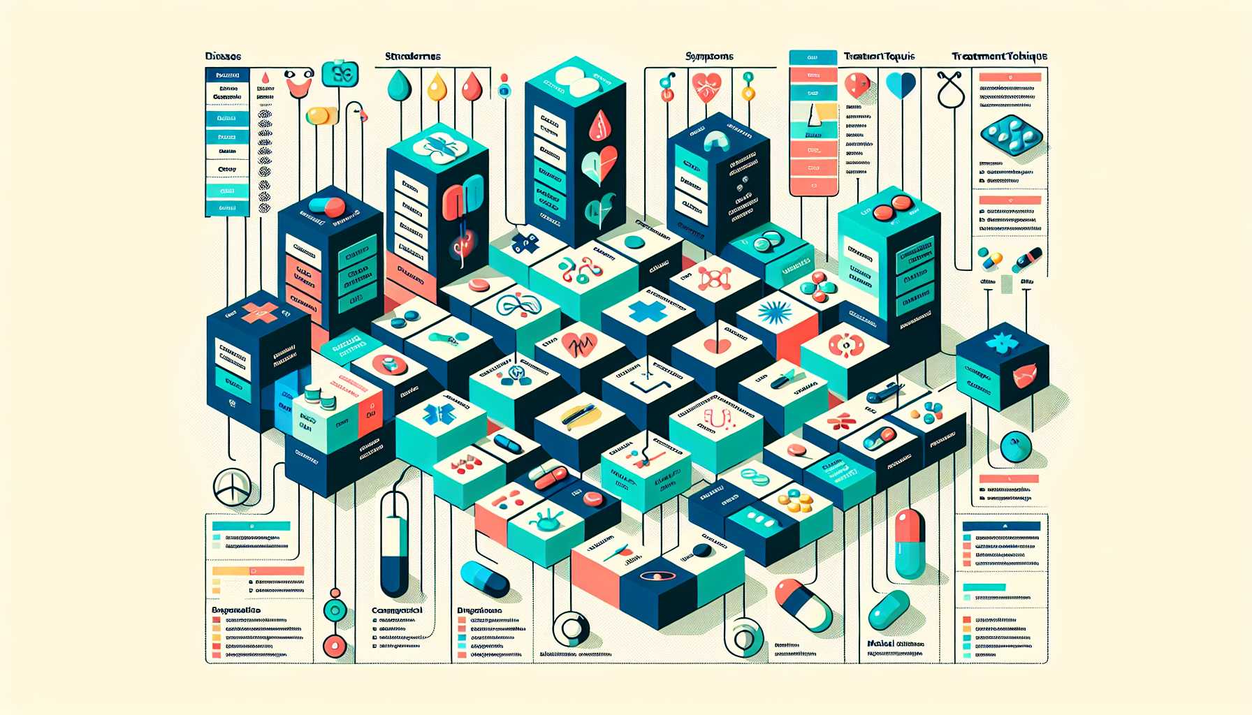 graphic chart showing structured clinical terminology examples