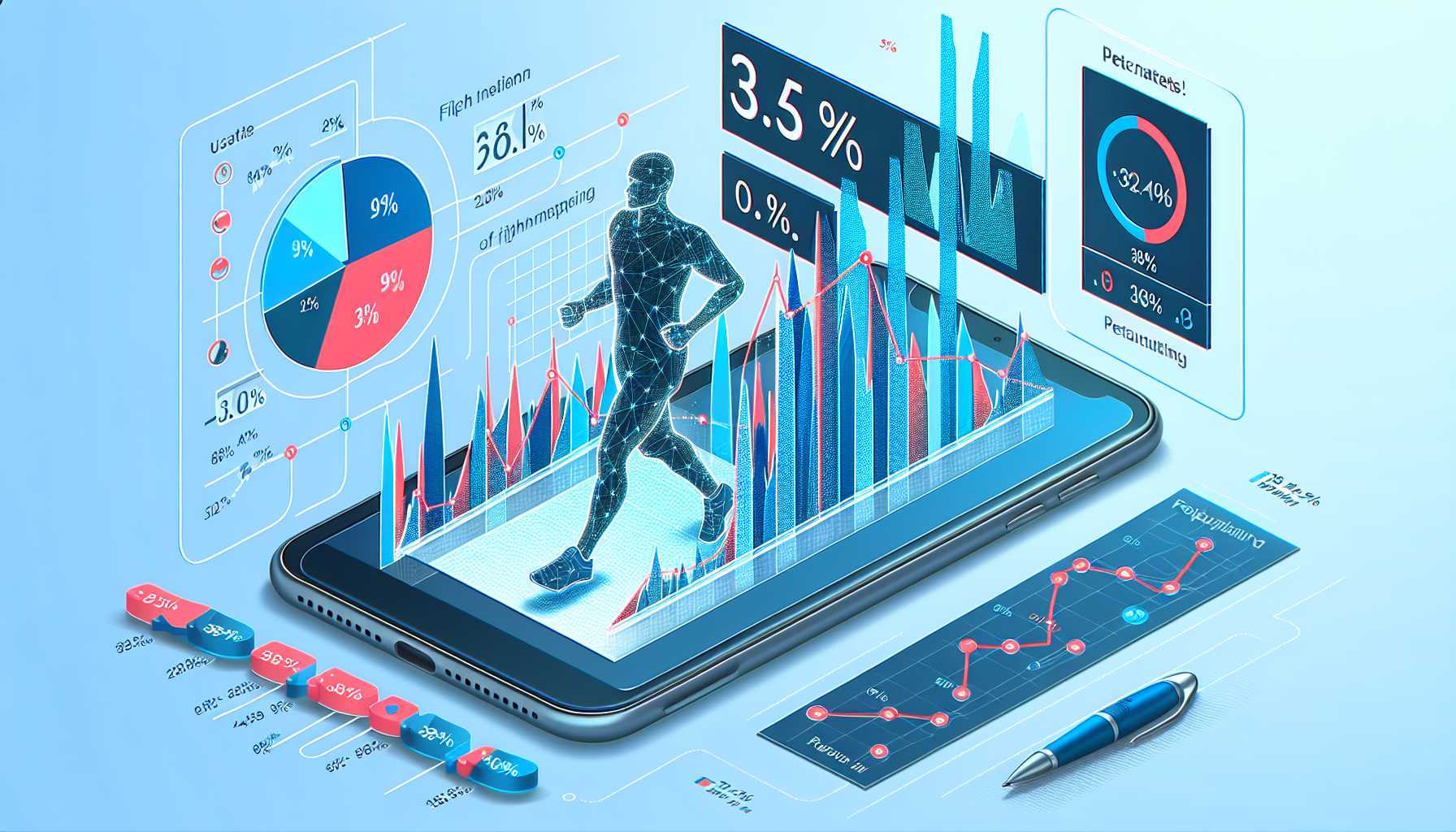 Percentage of people in Altai Republic using technology for fitness and health tracking