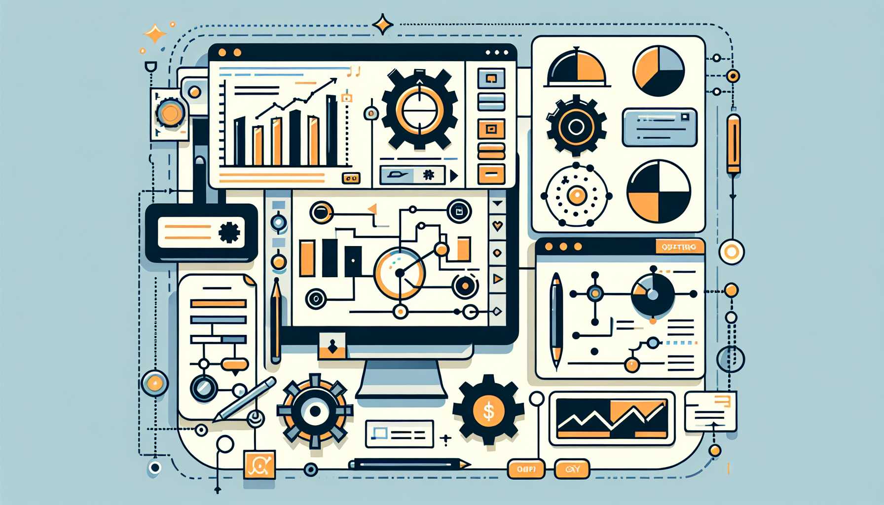 illustration of open-source diagramming and charting tool