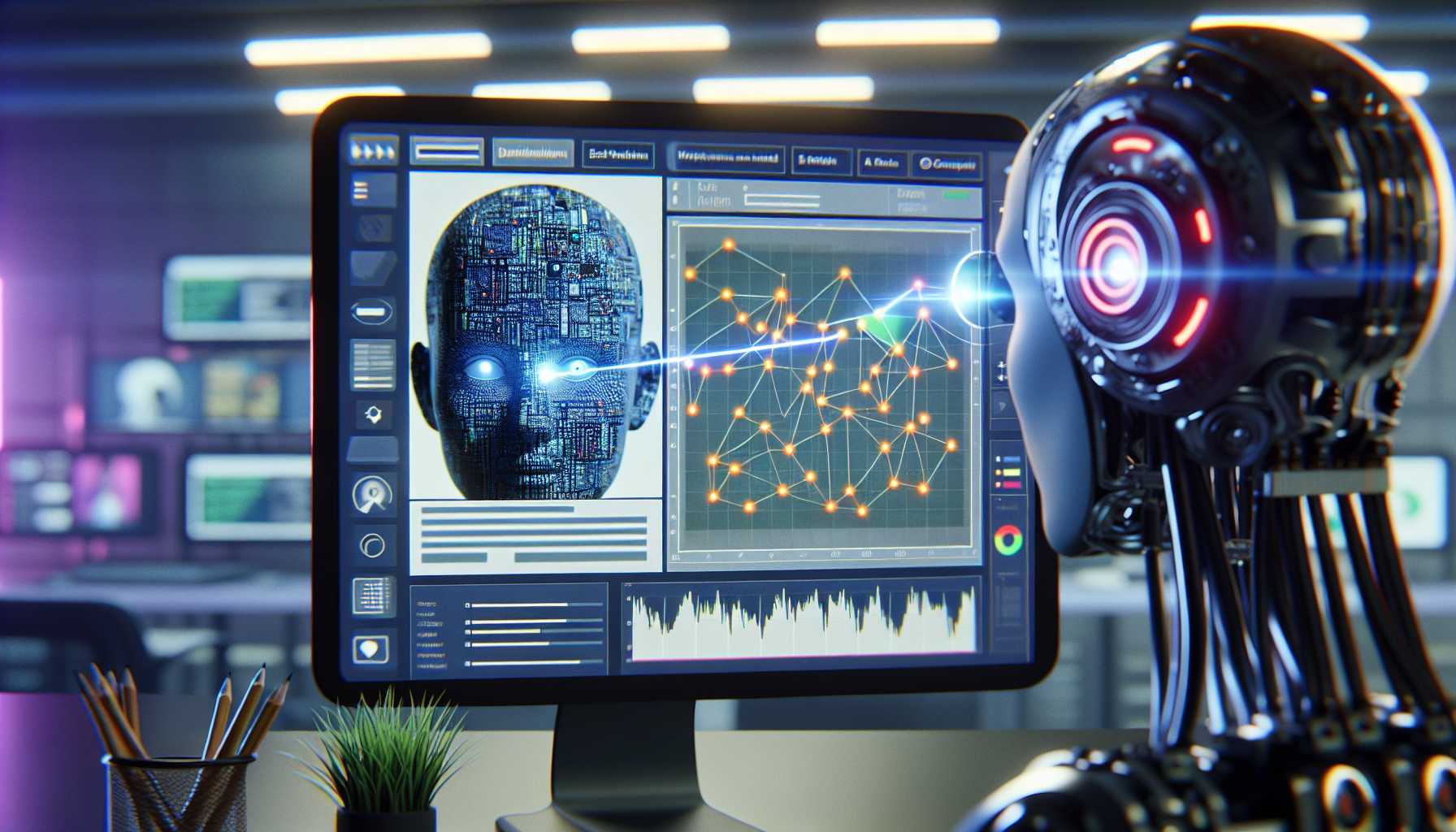 analyzing eye-tracking data on Snapchat advertisement with AI