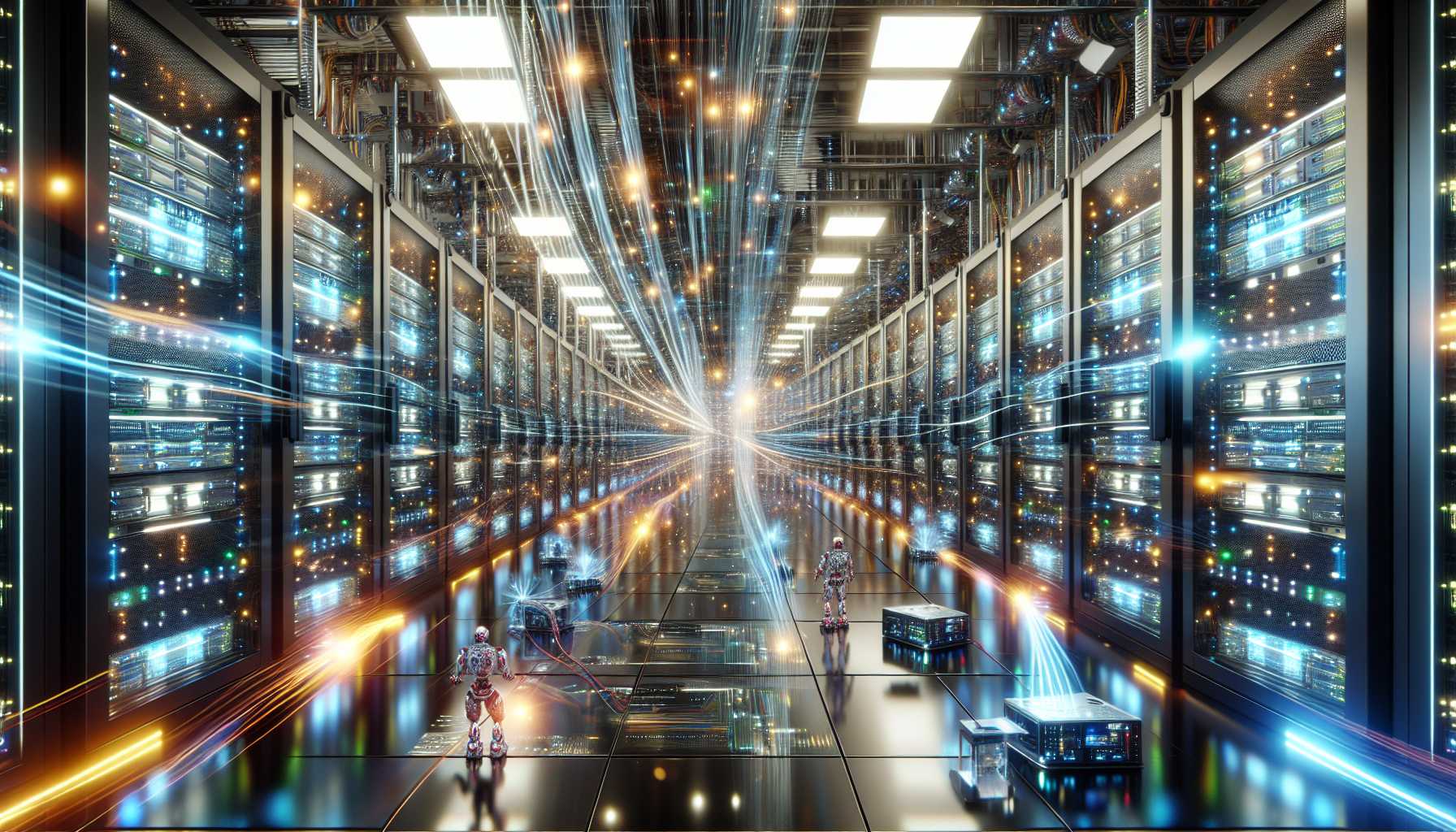 futuristic data center