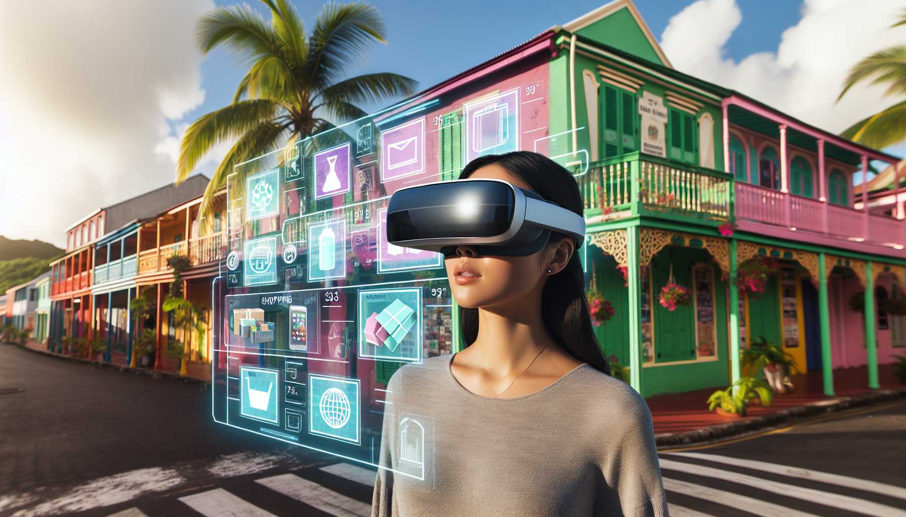 Augmented reality shopping in Saint Kitts and Nevis