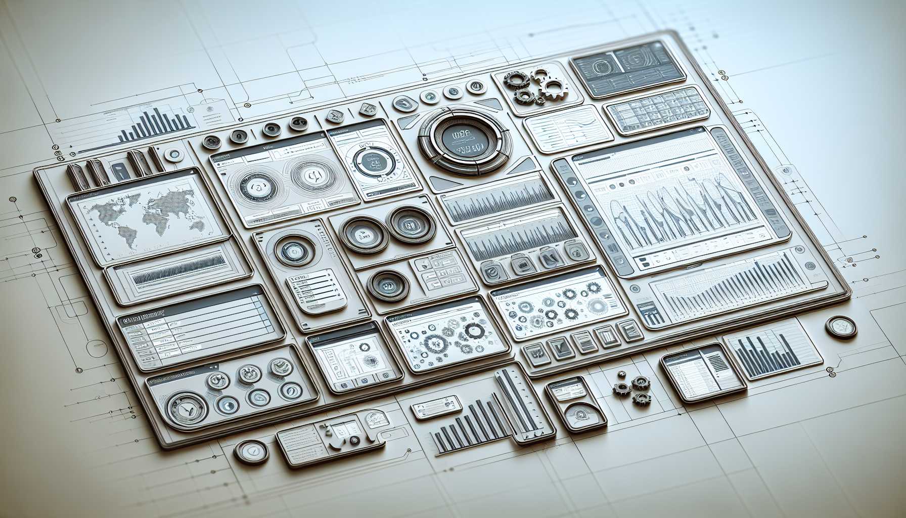 digital rendering of workforce management software interface