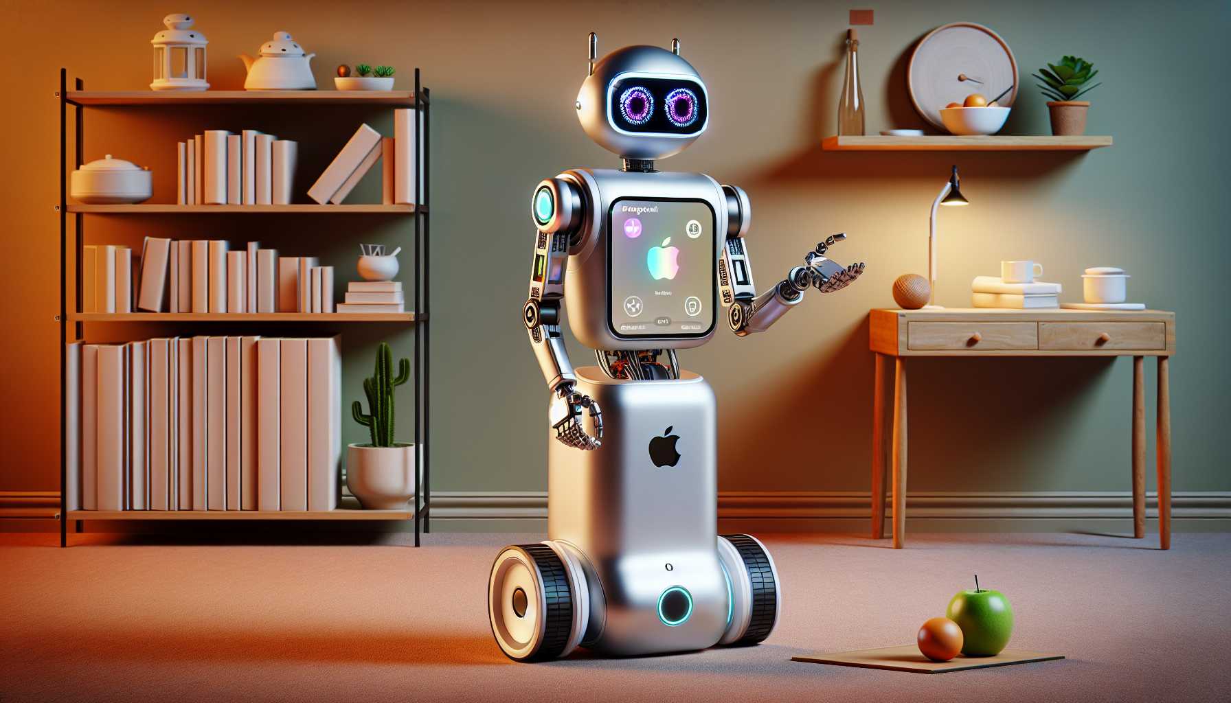 friendly Apple home robot