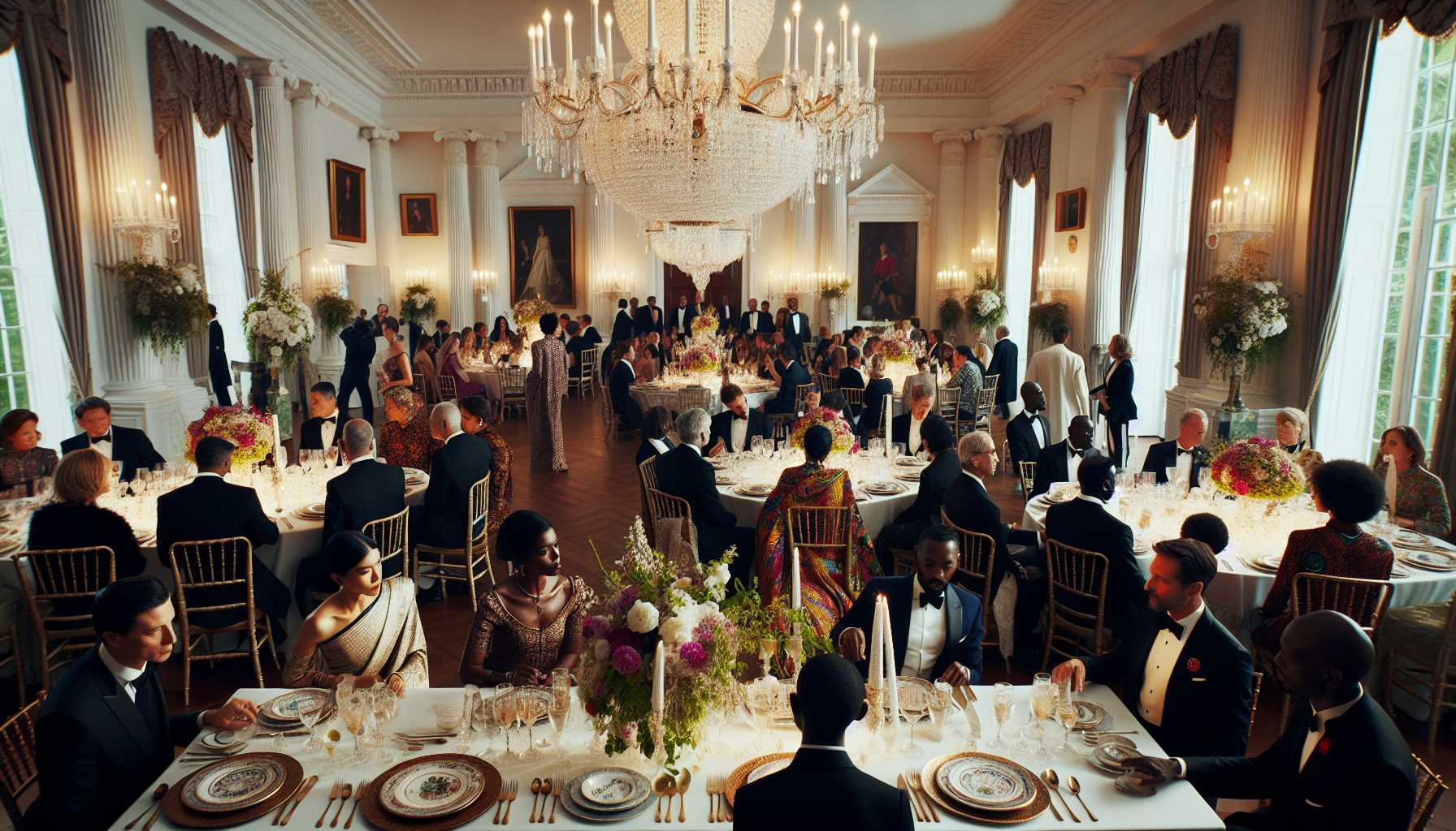 white house state dinner glamor