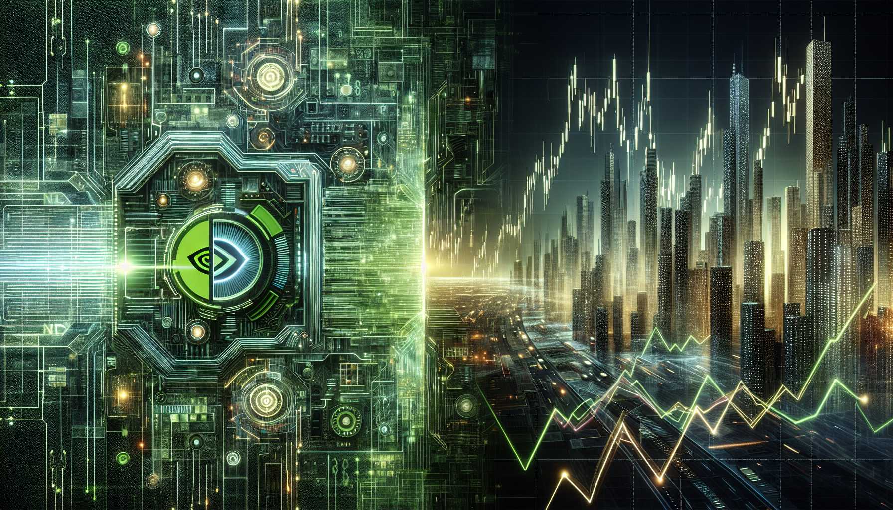 Nvidia AI stock concept