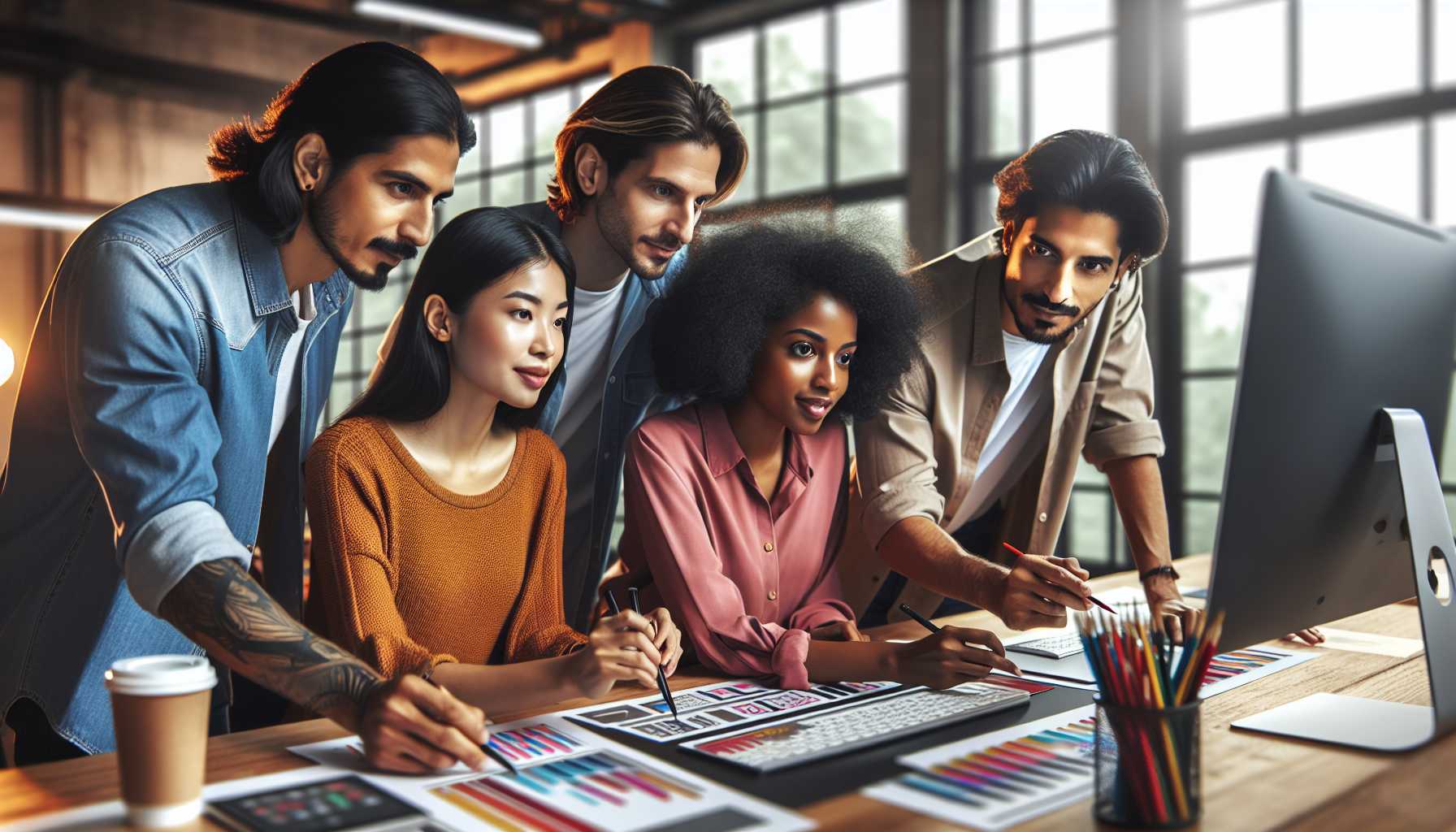 Taiwanese graphic designers collaborating on Canva