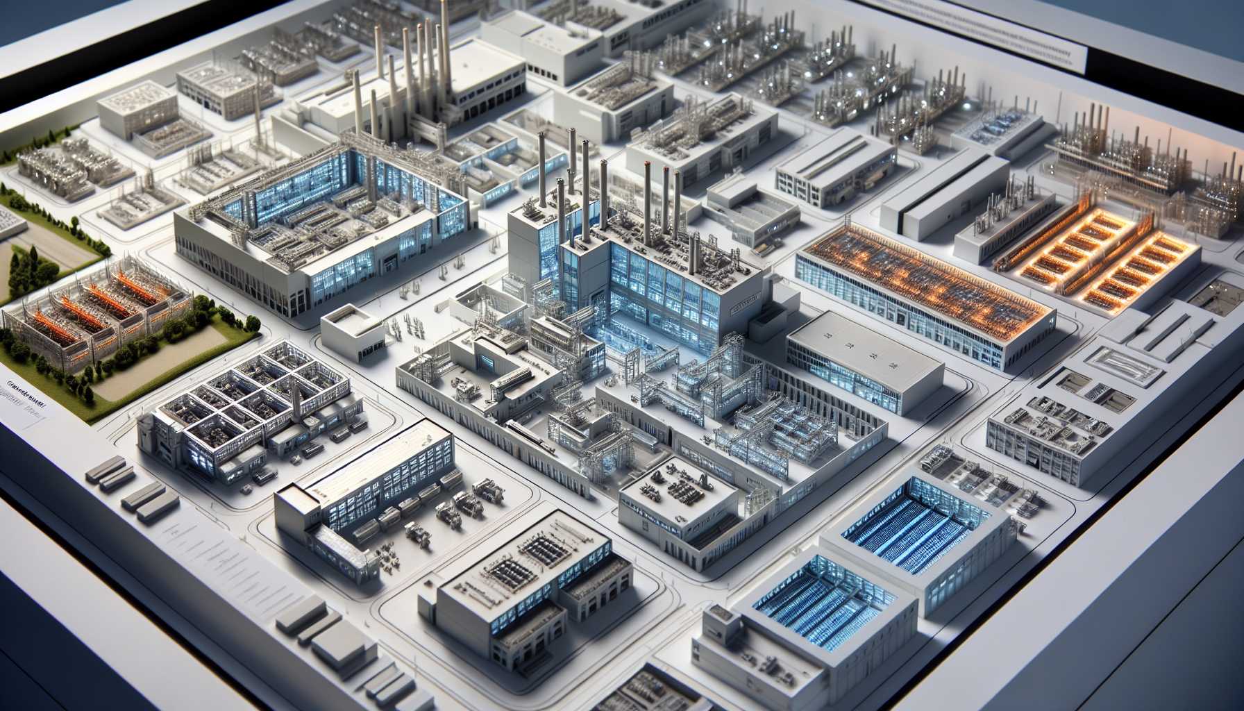 Architectural models of Intel semiconductor factories