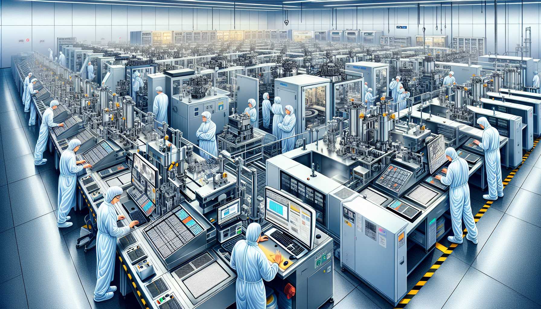 a semiconductor manufacturing facility