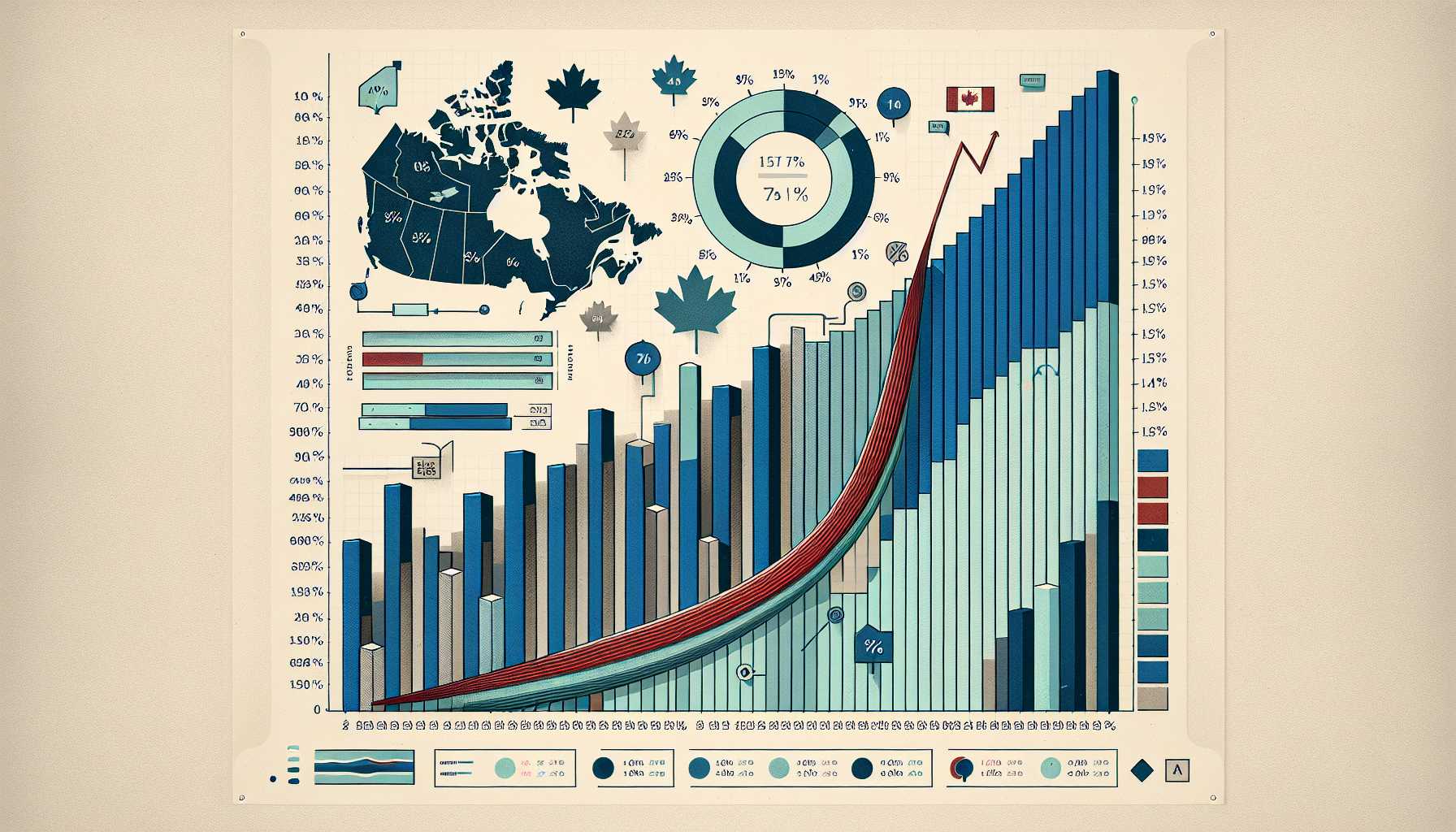 A graph showing the growth of online programming education in Canada