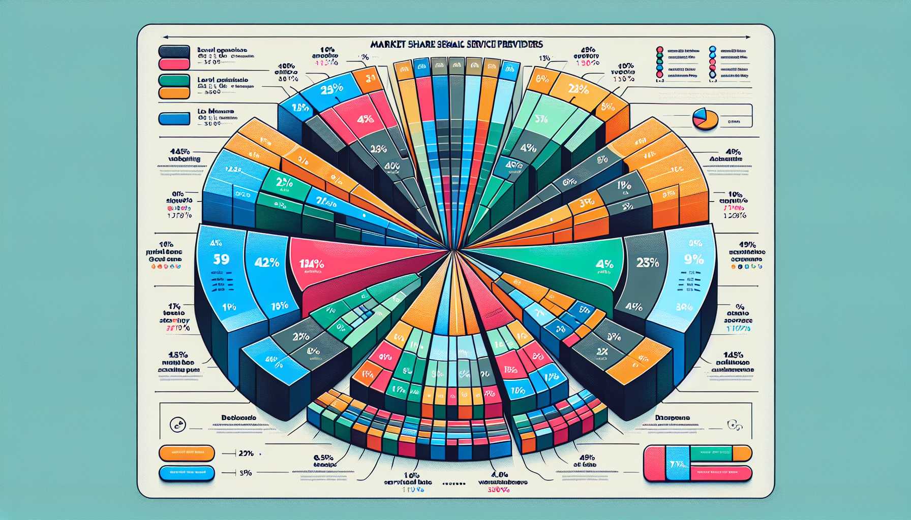 A graph showing the market share of different email service providers in the UK.