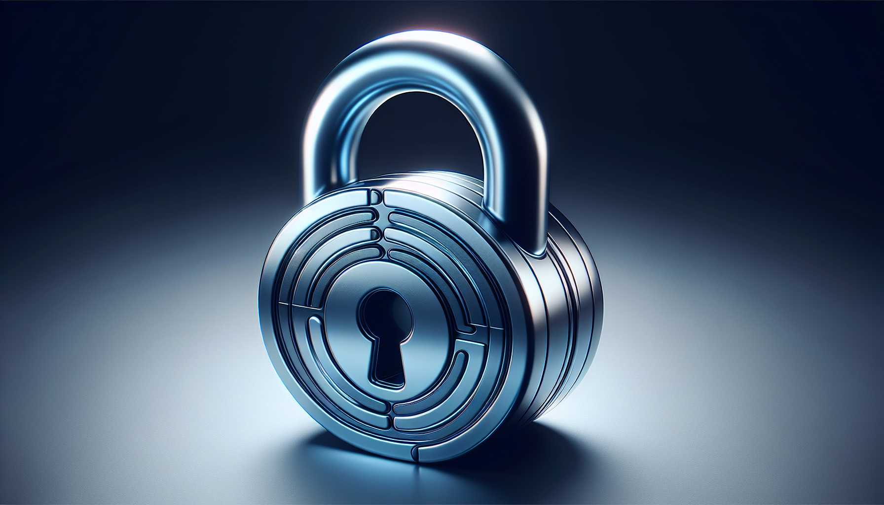 a padlock icon representing digital privacy