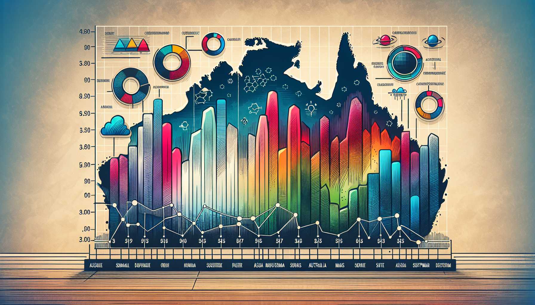 A graph showing the most popular types of cybersecurity software among SMEs in Australia.