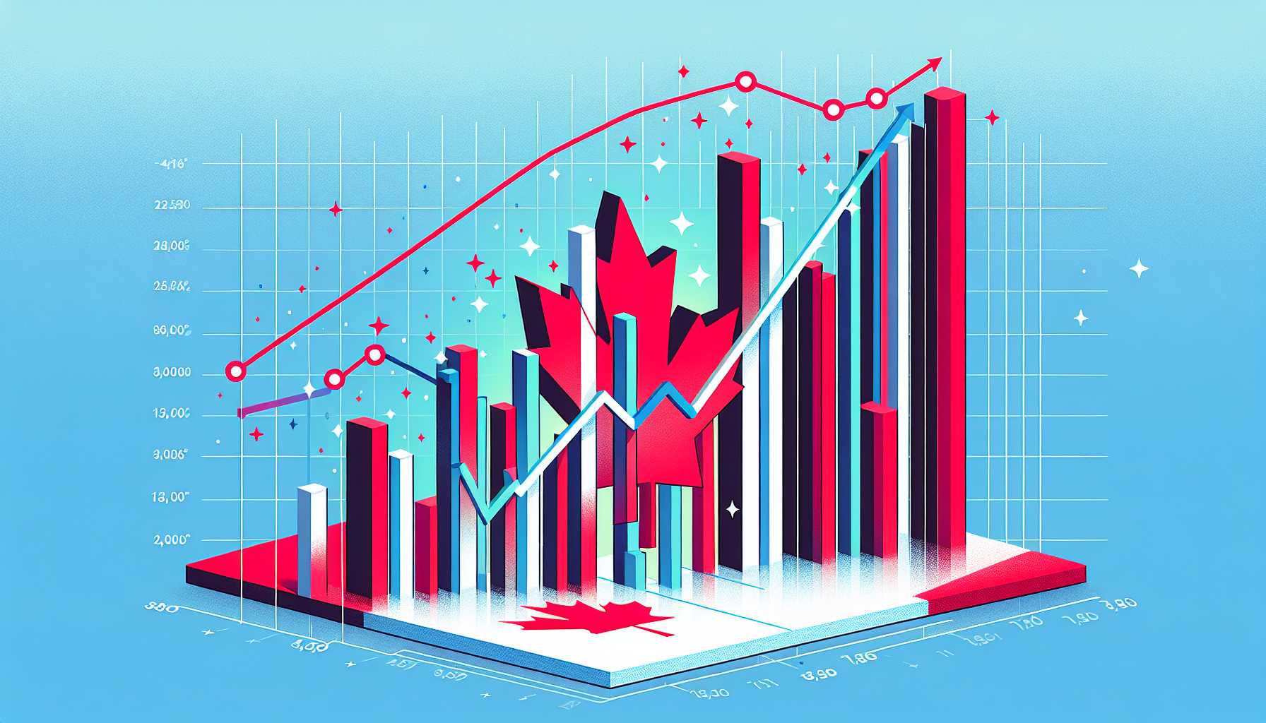 a graph showing the growth of the AI market in Canada