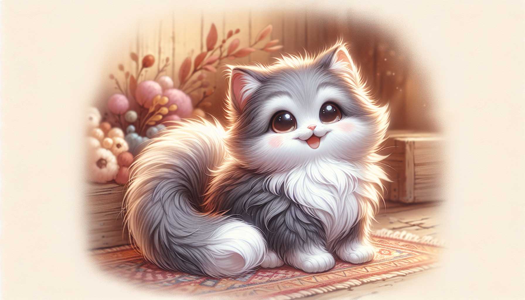 a happy cat