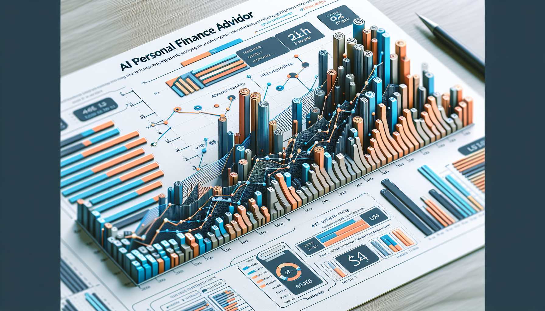 Graph showing the growth of AI personal finance advisor users in the USA