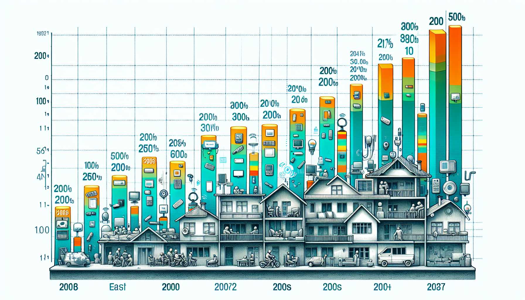 Average connected devices in Rwandan smart homes