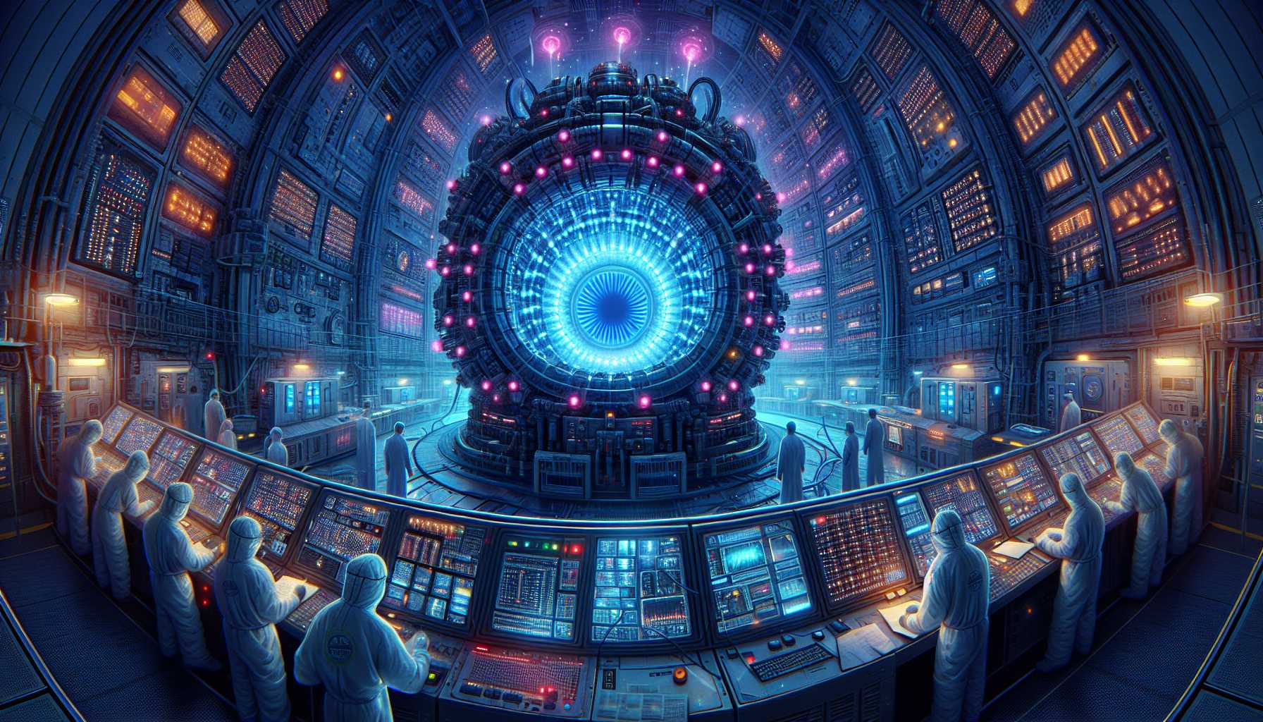 Fusion energy reactor imagery