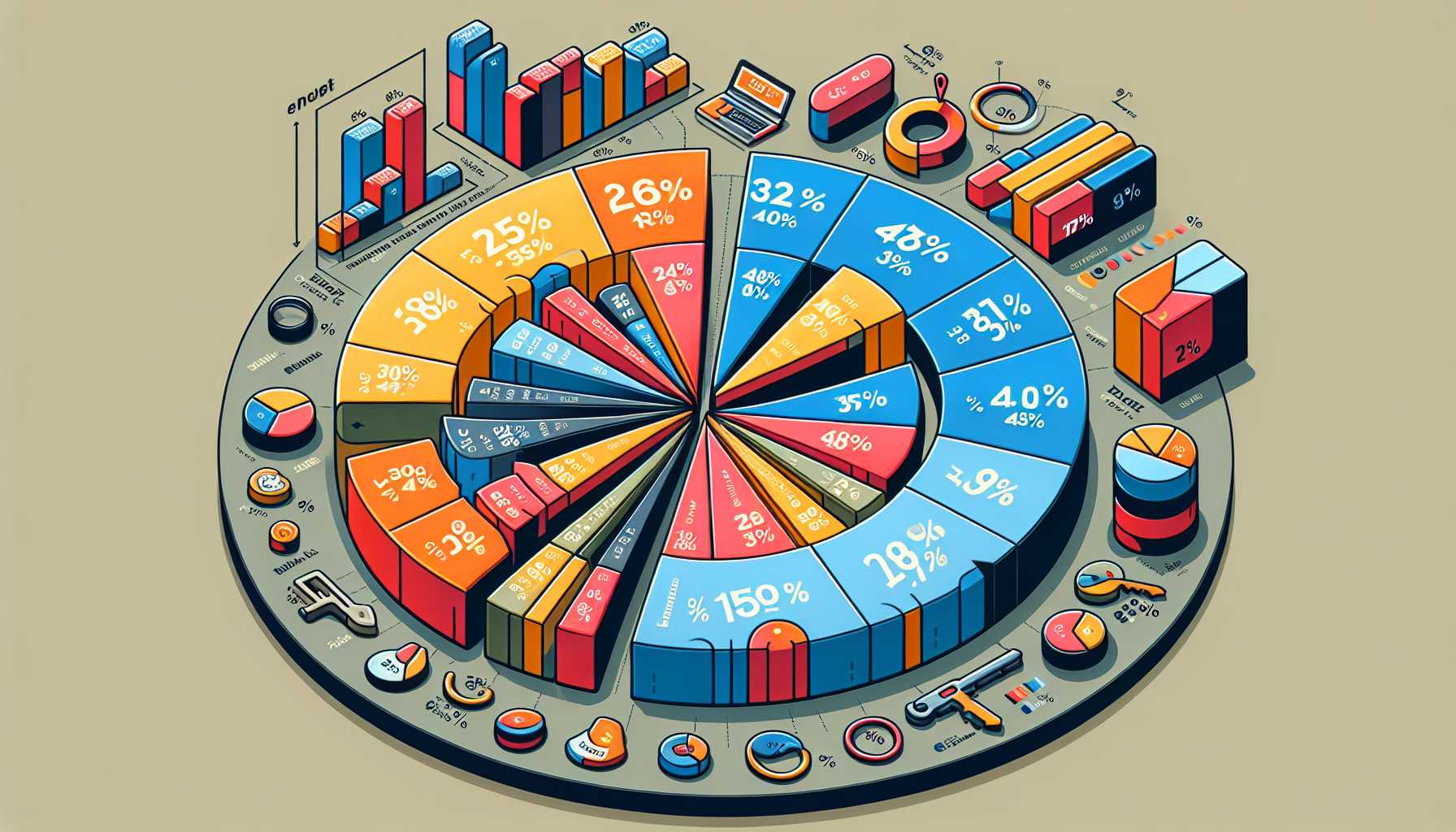 A graph showing the market share of different email marketing tools in Spain.