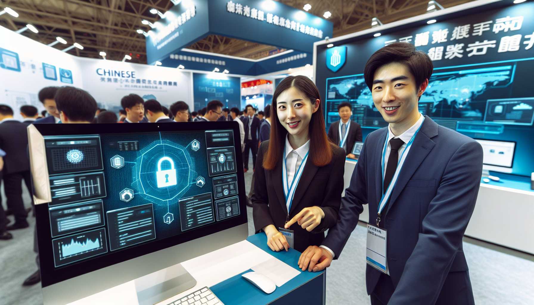 Chinese cybersecurity firms promoting their products