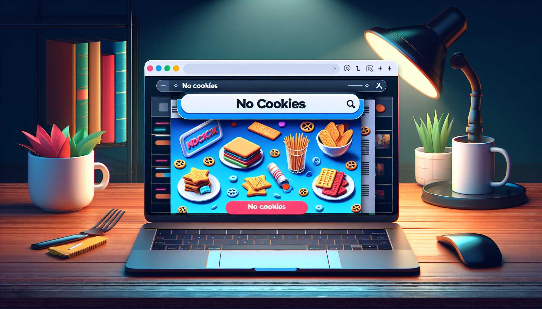 Digital ads and a web browser with no cookies