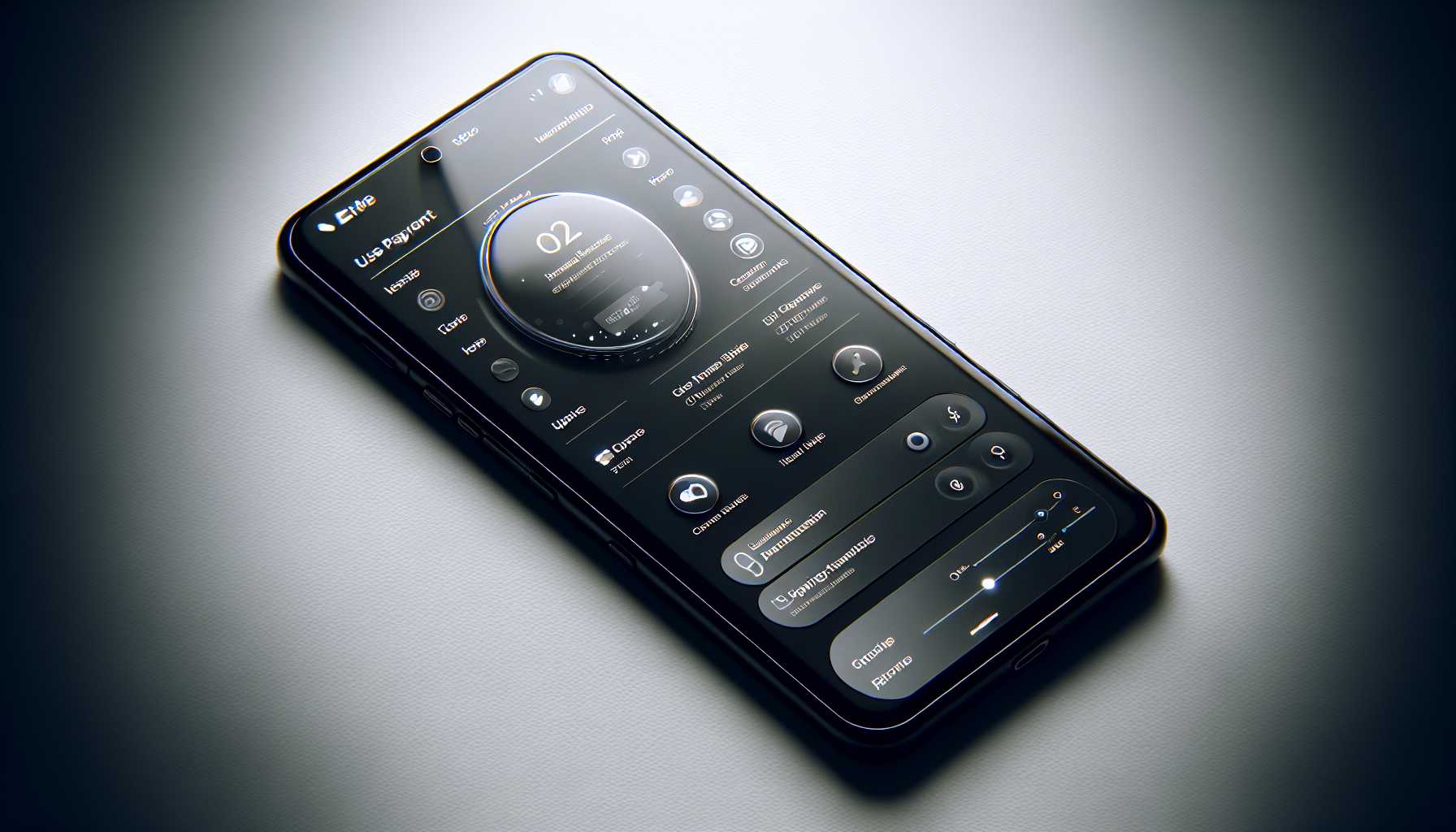 a mobile phone with a UPI app open on the screen
